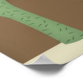 Lama Walker (großes Poster) Poster (Ecke)