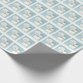 Lama-WeihnachtsPackpapier Geschenkpapier (Ecke)