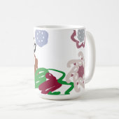 Lama-Winter Kaffeetasse (VorderseiteRechts)