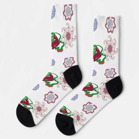 Lama-Winter  Socken (Linkes Detail)