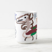 Lama-Winter-Spaß Kaffeetasse (Mittel)