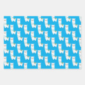 Lama Wrapping Paper Sheets Geschenkpapier Set (Vorderseite 3)
