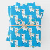 Lama Wrapping Paper Sheets Geschenkpapier Set (Beispiel)