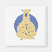 Lama Yoga Pose Magnet (Vorne)
