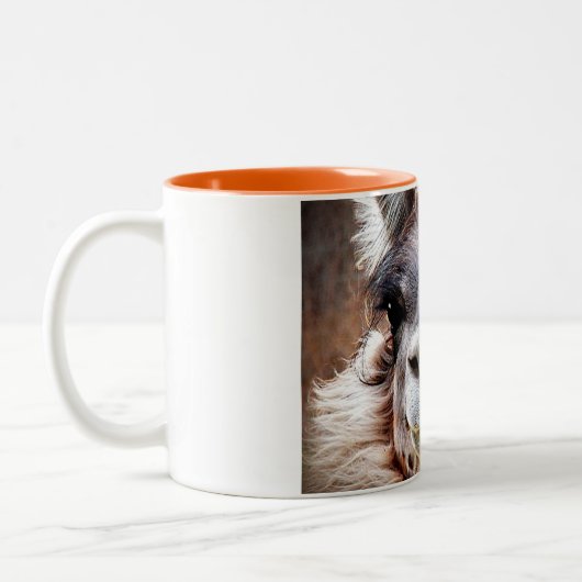 Lama Zweifarbige Tasse (Links)