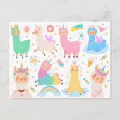 LamaCorns Postkarte (Vorderseite)