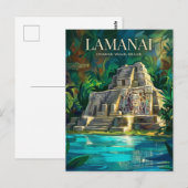 Lamanai-Maya-Ruinen Belize Postkarte (Vorne/Hinten)