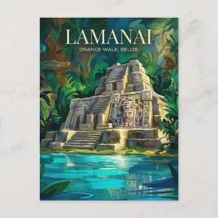 Lamanai-Maya-Ruinen Belize Postkarte