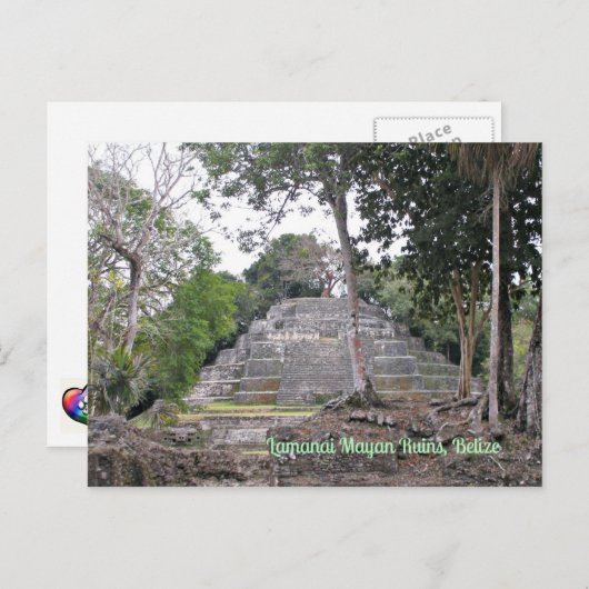 Lamanai Mayan Ruins Belize Postcard Postkarte (Vorne/Hinten)