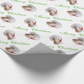 LaMancha Goat Weihnachtswrapping Paper Geschenkpapier (Ecke)