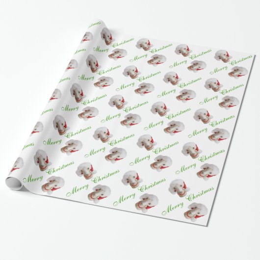 LaMancha Goat Weihnachtswrapping Paper Geschenkpapier (Ungerollt)