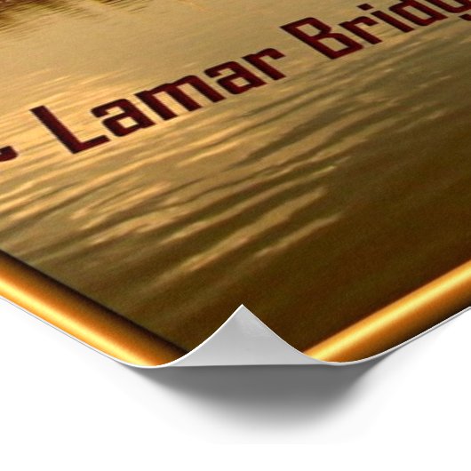 Lamar Bridge Poster (Ecke)