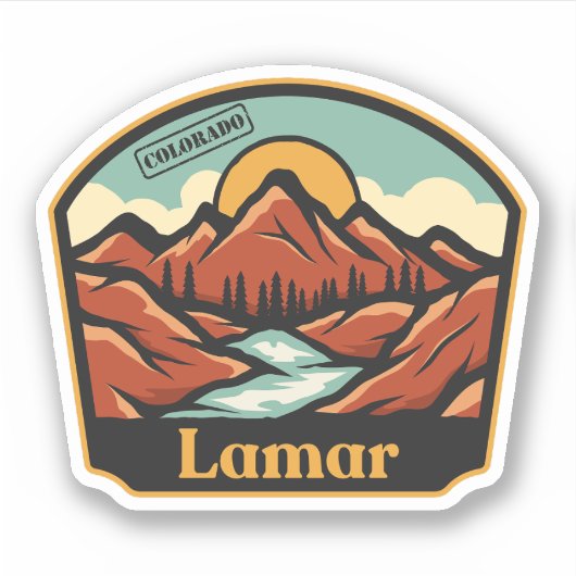 Lamar, Colorado-Aufkleber Aufkleber (Vorderseite)