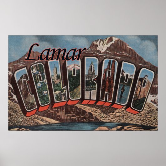 Lamar, ColoradoGroße BriefszenenLamar, CO Poster (Vorne)