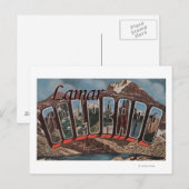 Lamar, ColoradoGroße BriefszenenLamar, CO Postkarte (Vorne/Hinten)