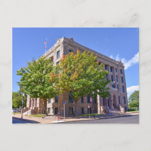Lamar County Courthouse, Paris, Texas Postkarte (Vorderseite)