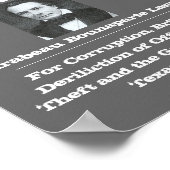 Lamar Gewollt Poster (Ecke)