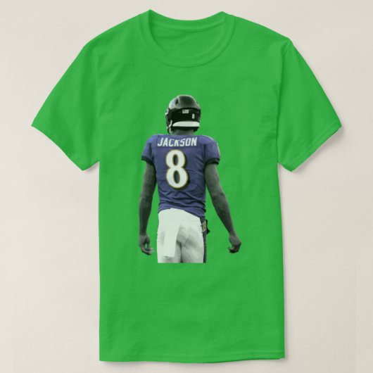 Lamar Jackson Cut Out T-Shirt (Design vorne)