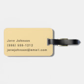 Lamar Valley Bison Yellowstone Nationalpark Gepäckanhänger (Rückseite horizontal)