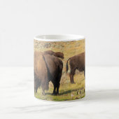 Lamar Valley Bison Yellowstone Nationalpark Kaffeetasse (Mittel)