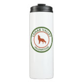 Lamar Valley Yellowstone Wolf Thermosbecher (Vorderseite)