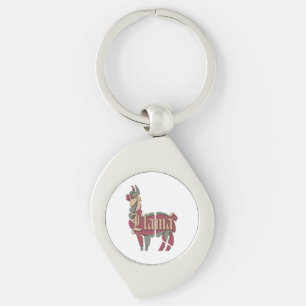 Lamas Augen Schlüsselanhänger