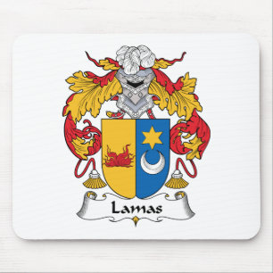 Lamas-Familienwappen Mousepad