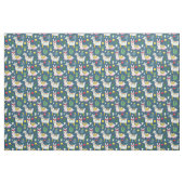 Lamas im Sonnenbrille-Muster Stoff (Fat Quarter (45,7 x 55,9 cm))