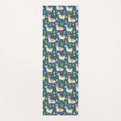 Lamas im Sonnenbrille-Muster Yogamatte (Vorderseite)