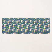 Lamas im Sonnenbrille-Muster Yogamatte (Vorderseite (Horizontal))