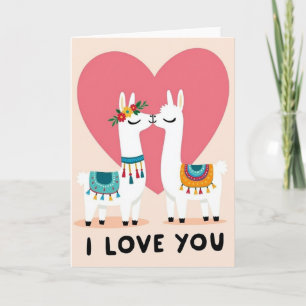 Lamas Liebst Du Karte