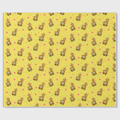 Lamas-Muster Geschenkpapier (Flach)