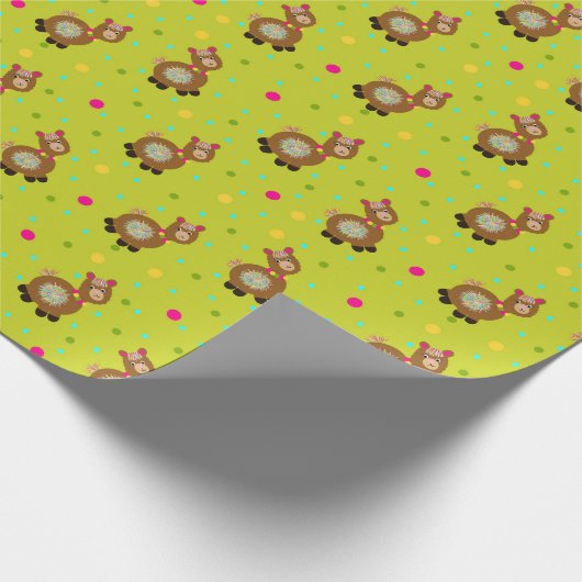Lamas-Papier Geschenkpapier (Ecke)