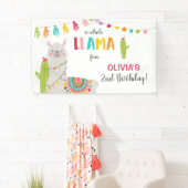 Lamaspaßgeburtstagsfahne Fiesta-Mexikaner-Alpaka Banner (Insitu)