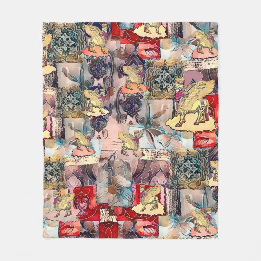 Lamassu Art Fleece Blanket (Vorderseite)