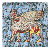 Lamassu Artwork Foto Cube Würfel (Rechts)