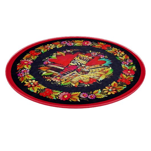 Lamassu Decorative Glass Cutting Board Schneidebrett (Ecke)