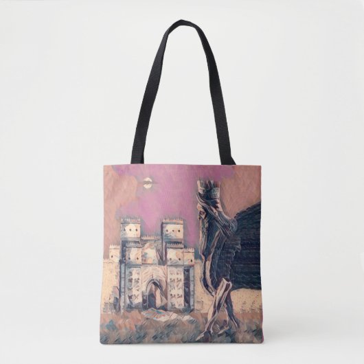 Lamassu & Ishtar Gate Tasche (Vorderseite)