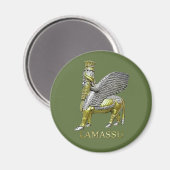 LAMASSU MAGNET (Vorderseite/Rückseite)