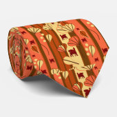 Lamassu-Muster Krawatte (Gerollt)