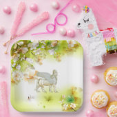 Lamassu-Papierplatte Pappteller (Party)