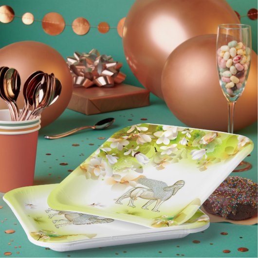 Lamassu-Papierplatte Pappteller (Multi)