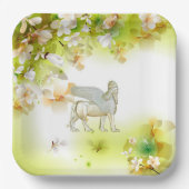 Lamassu-Papierplatte Pappteller (Vorderseite)