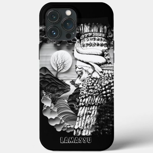 Lamassu Portrait iPhone / iPad Gehäuse Case-Mate iPhone Hülle (Rückseite)