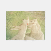 Lamb Baby Animals Sheep Fleecedecke (Vorderseite (Horizontal))