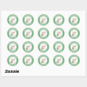 Lamb Baby Shower Gefallen Stickers Neutral (Blatt)