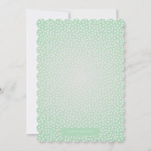 Lamb Babydusche Einladung (Rückseite)