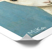 Lamb-Blume Kinderzimmer Art Print Sheep Kinderzimm Poster (Ecke)