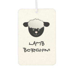 Lamb Borghini lustiger Schafspui Autolufterfrischer
