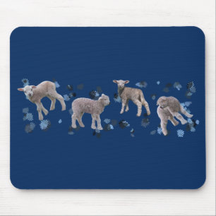 Lamb Frenzy Mousemat (Marine) Mousepad
